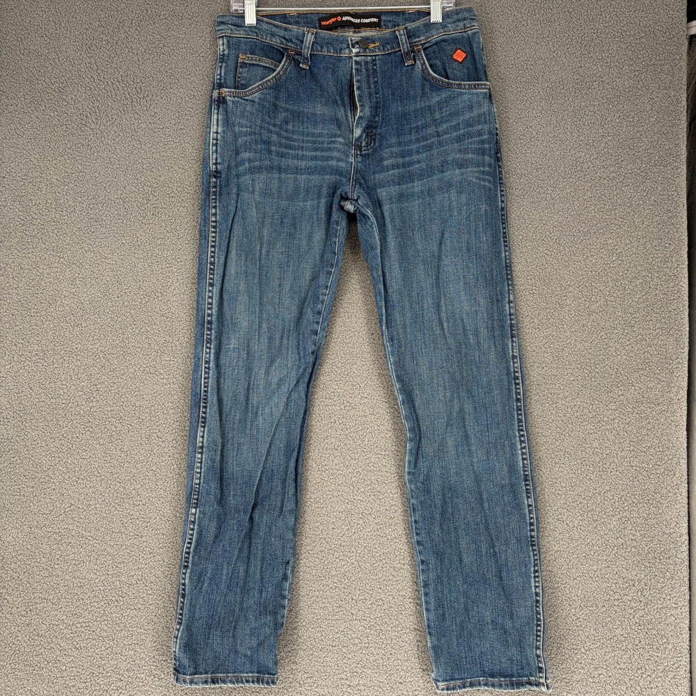 Wrangler FR Advanced Comfort Men Jeans 32x32 Blue Flame Resistant CAT2 10FRAC470